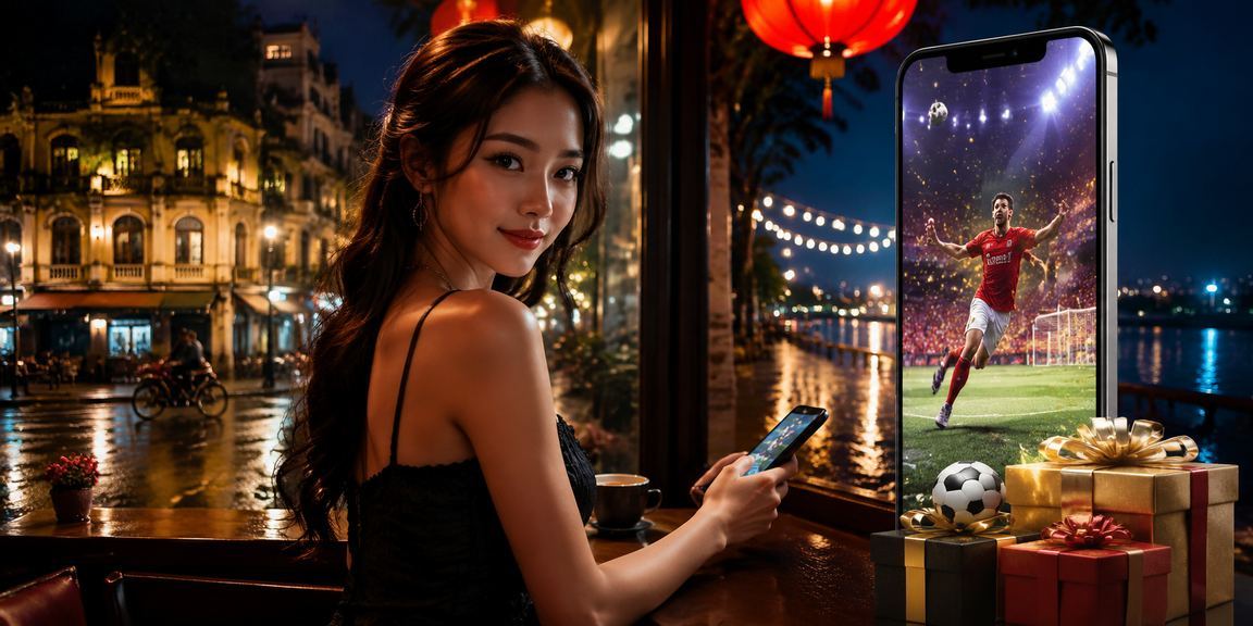Người hâm mộ bóng đá Hà Nội theo dõi kèo và ưu đãi thể thao tại quán cà phê
