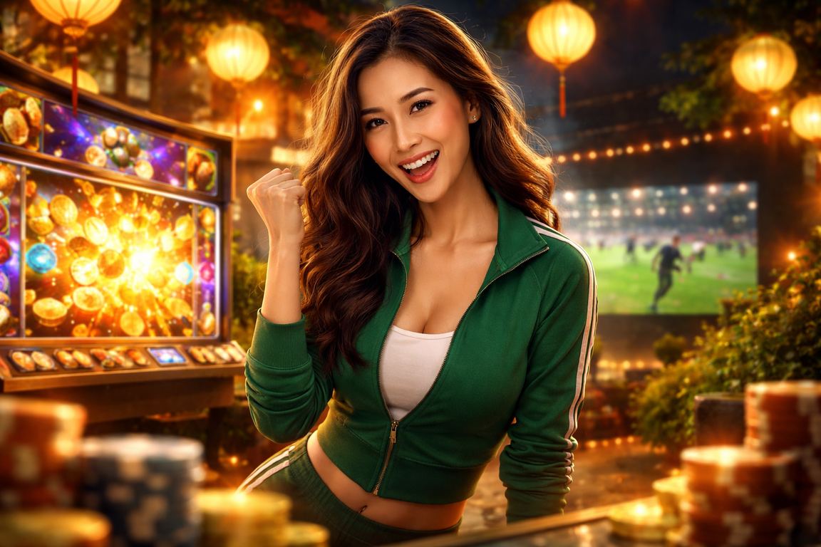 Ánh đèn lồng Hội An tạo không khí lễ hội sôi động bên trò chơi slot